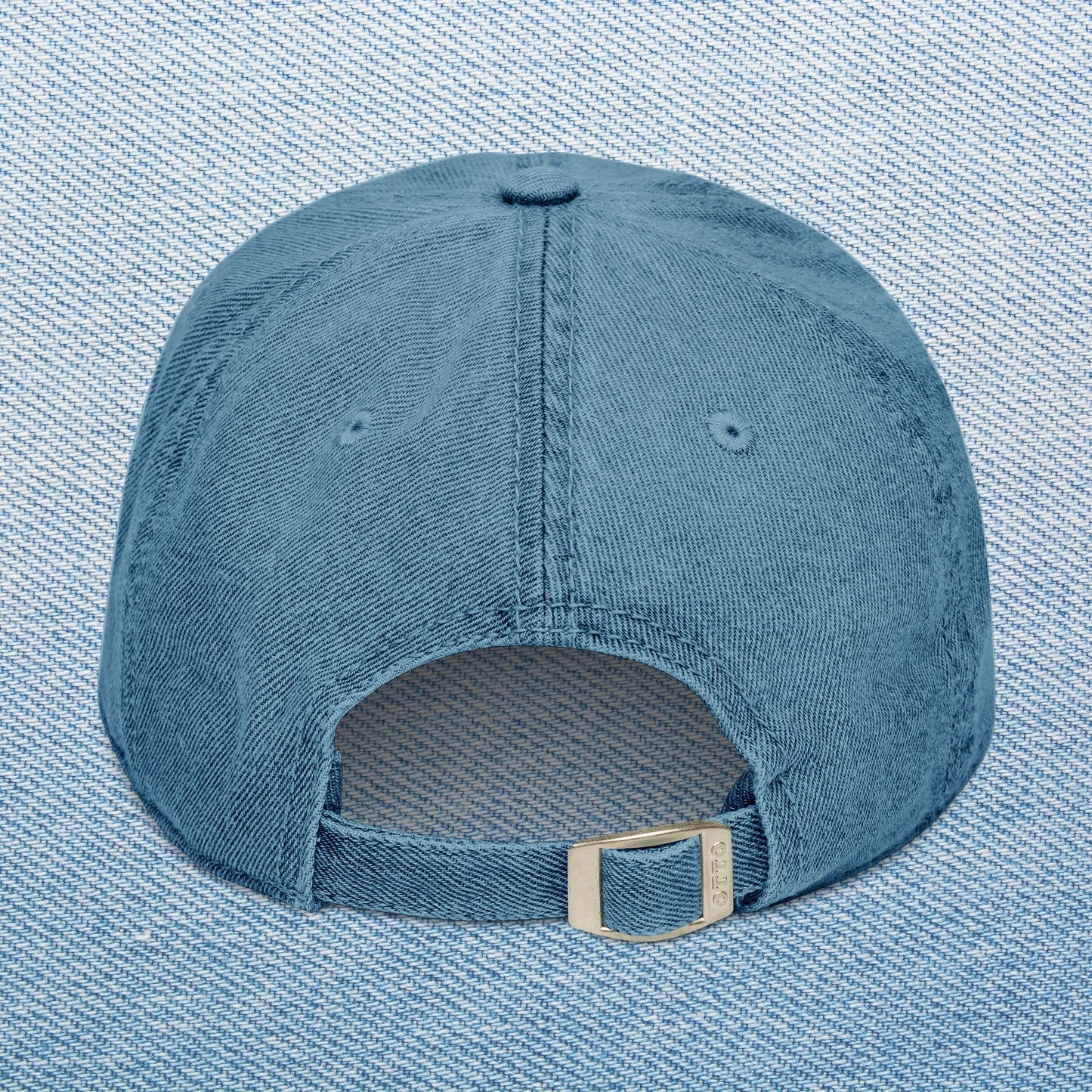 Memorial Day Embroidered Denim Hat with Stars - Casual Style for All Occasions