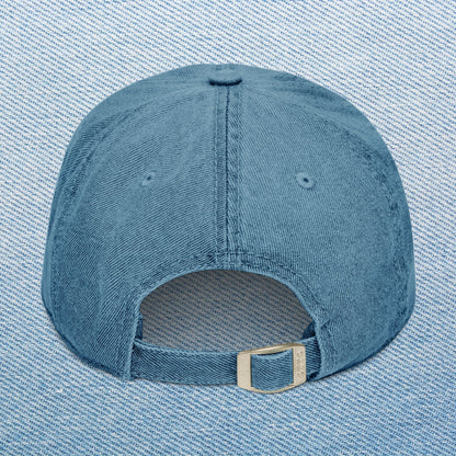 Memorial Day Embroidered Denim Hat with Stars - Casual Style for All Occasions