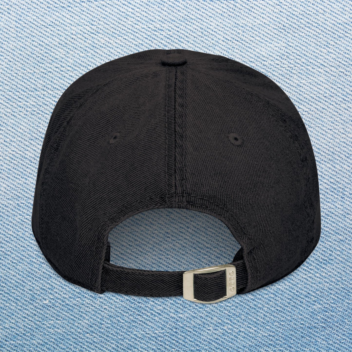 Memorial Day Embroidered Denim Hat with Stars - Casual Style for All Occasions
