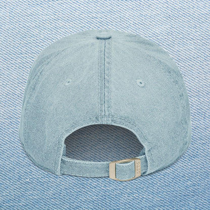Memorial Day Embroidered Denim Hat with Stars - Casual Style for All Occasions