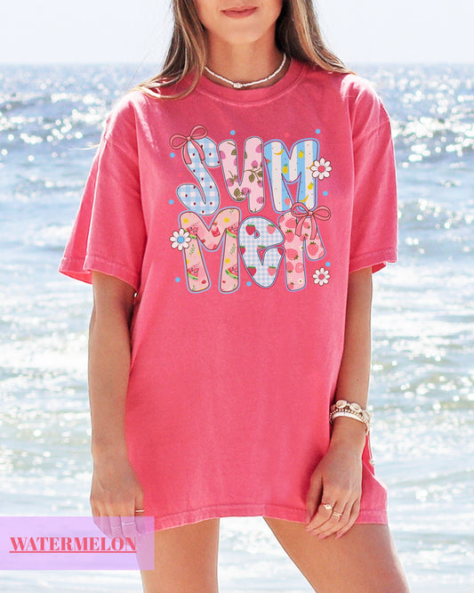 Comfort Colors Preppy Summer Shirt, Preppy Beach T-Shirt, Gift for Teen Girls, Coquette Aesthetic Tee, Oversized Summer T-Shirt, 100%Cotton Top